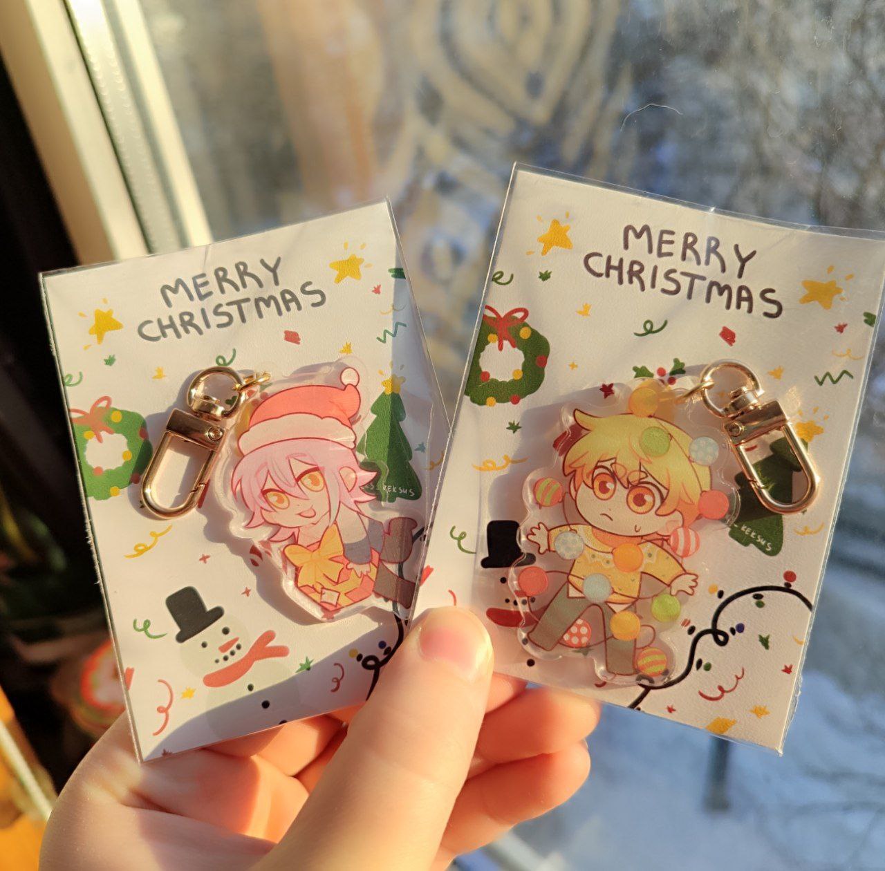 Акриловый брелок